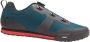 Giro Tracker MTB-schoenen Harbour Blue Bright Red Heren - Thumbnail 1