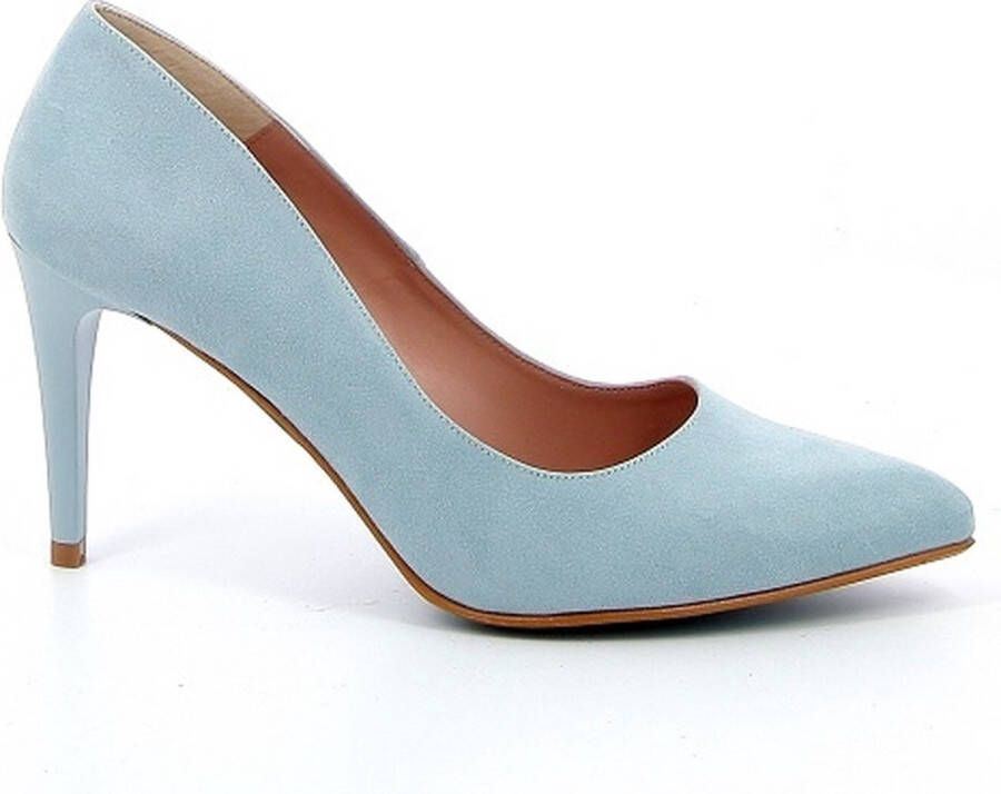 Giulia Pumps lichtblauw Imitatiesuede valt klein bestel een maat groter - Foto 2