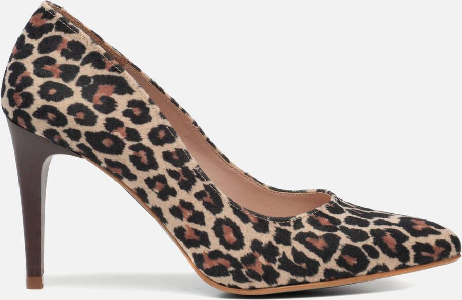 Giulia Pumps Luipaard bruin Textiel Dames