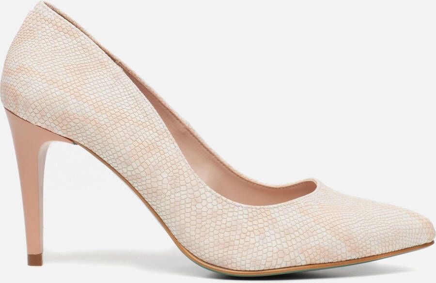 Giulia Pumps roze slangenprint