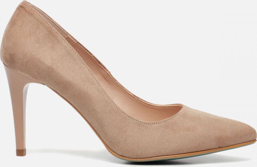 Giulia Pumps Taupe ImitatiesuÃ¨de 140323 Dames Imitatiesuède