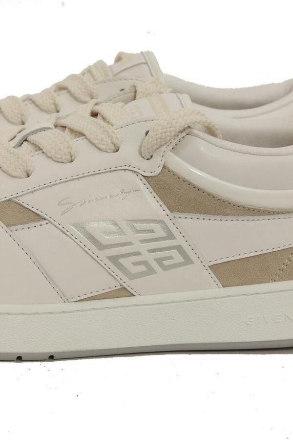 Givenchy Suède Sneakers met Geborduurd Logo White Heren