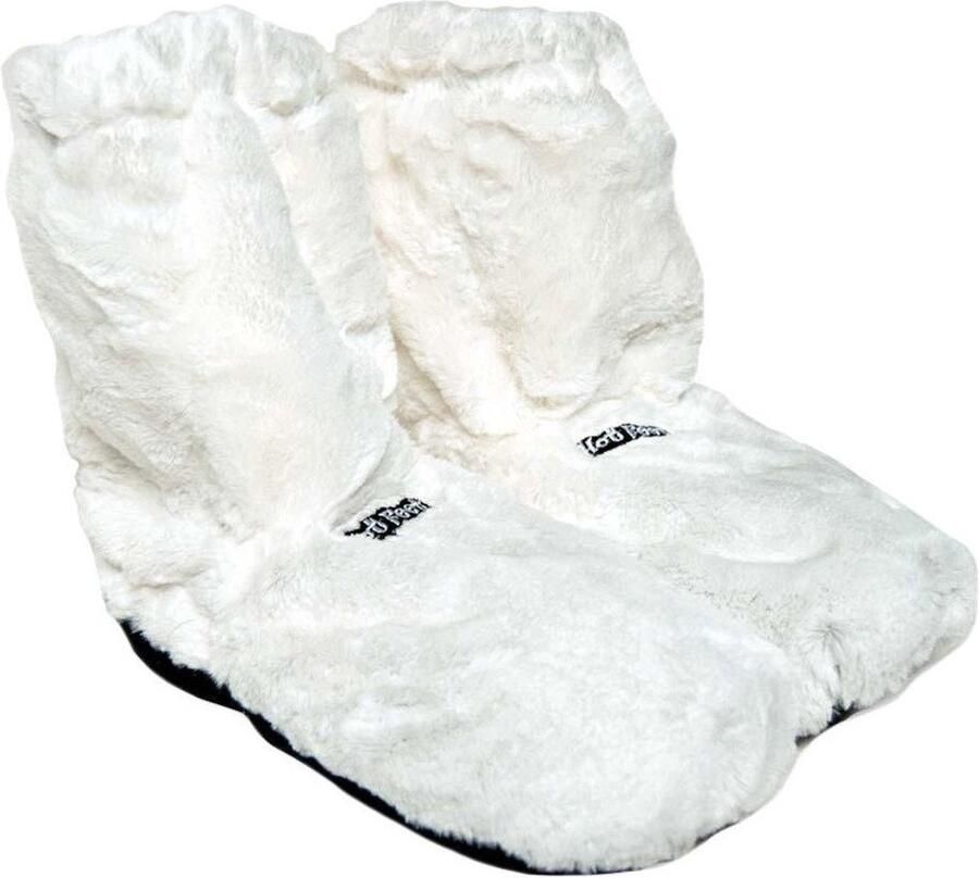 Gizzys MikaMax Magnetron Sloffen Deluxe Hot Feet Sloffen Magnetron Sokken One Size Fits All Lavendel Lijnzaad Snel en Makkelijk Opgewarmd Luxe Uitvoering Zwart - Foto 3