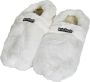 Gizzys MikaMax Magnetron Sloffen Deluxe Hot Feet Sloffen Magnetron Sokken One Size Fits All Lavendel Lijnzaad Snel en Makkelijk Opgewarmd Wit - Thumbnail 1