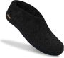 Glerups en slippers Naturkautschuksohle Schwarz - Thumbnail 4