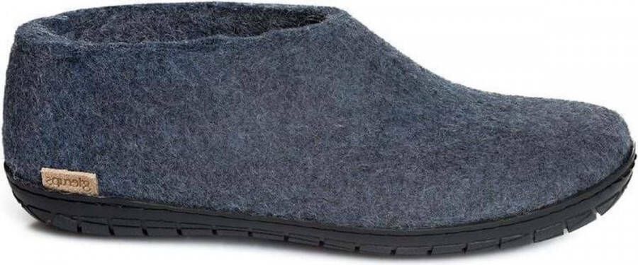 Glerups en slippers Naturkautschuksohle Schwarz