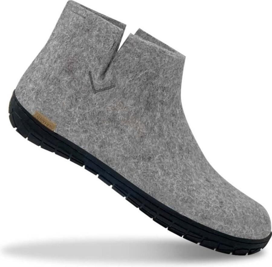 Glerups Boot Grijs Rubber Zool GR-01