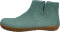 Glerups Dames en Heren Enkellaarsjes Naturkautschuksohle - Turquoise