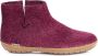 Glerups Laars met rubber zool Cranberry - Thumbnail 1