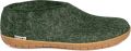 Glerups en slippers Naturkautschuksohle - Groen