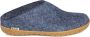 Glerups BR-10-00 Volwassenen Heren pantoffels Blauw - Thumbnail 1