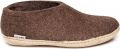 Glerups Warme Vilten Pantoffel Enkel Boot - Bruin