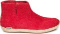 Glerups en Enkellaarsjes Ledersohle - Rood