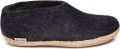Glerups Pantoffels DK Shoe Charcoal Lammwollfilz - Grijs