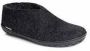 Glerups en slippers Naturkautschuksohle Schwarz - Thumbnail 1