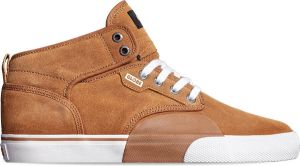 Globe Motley Mid skateboard schoenen cashew white plus