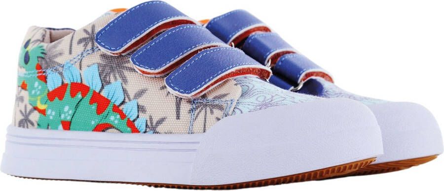 Go Banana's sneakers beige blauw oranje Jongens Textiel All over print 28 - Foto 3