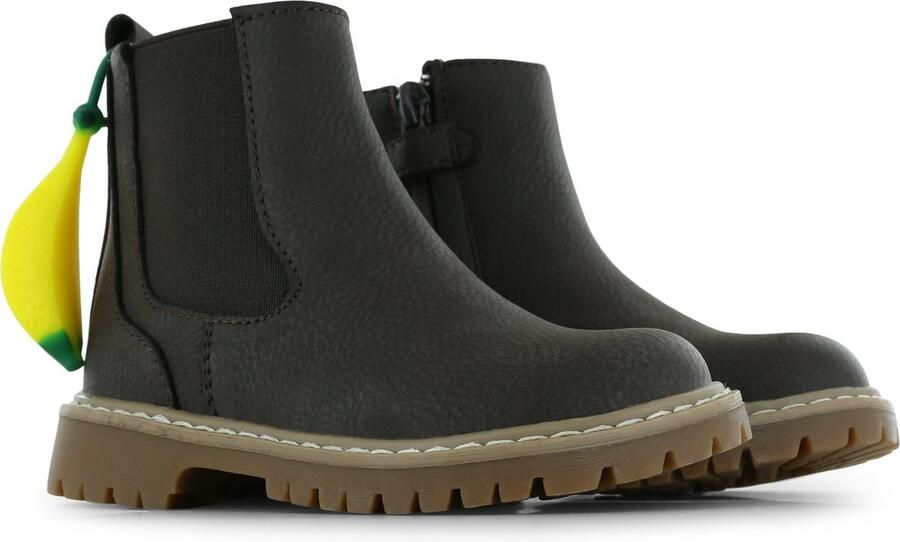Go Banana's Enkelboots Dark Brown Leer