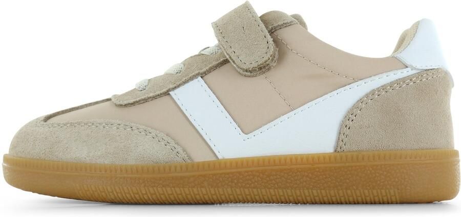 Go Banana's Beige Sneaker Sneakers Kinderen Meisjes Taupe Nylon