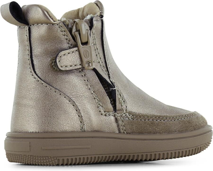 Go Banana's Enkelboots Meisjes Champagne Metallic Badstof - Foto 2