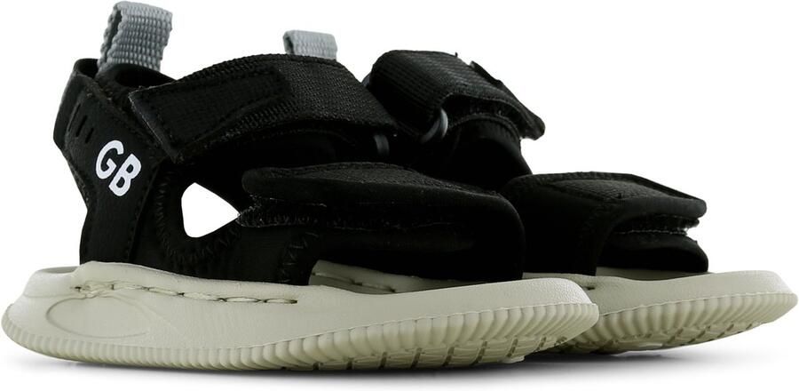 Go Banana's Go Banana S Zwarte Lichtgewicht Sandaal Sandalen Kind Jongens Black Spandex
