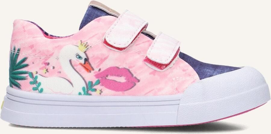 Go Banana's Go Bananas Swan Sneakers Meisjes Roze - Foto 3