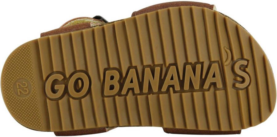 Go Banana's Sandalen Jongens Cognac Microleer