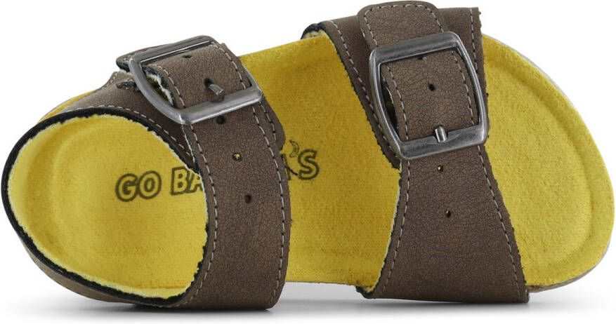 Go Banana's Sandalen Jongens Dark Taupe Microleer