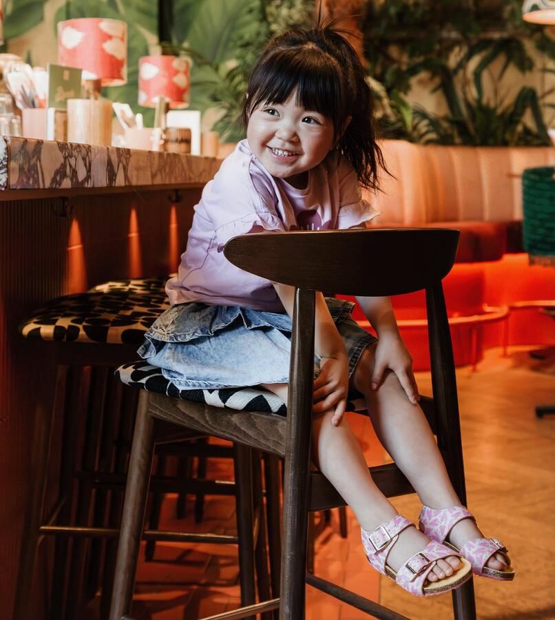 Go Banana's Sandalen Meisjes Pink Microleer