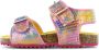 Go Banana's Sandalen Meisjes Rainbow Microleer - Thumbnail 2