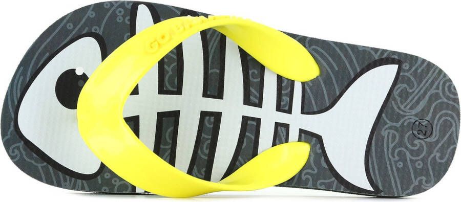Go Bananas Flipflops | Jongens | Green White Yellow | | Go Banana's - Foto 2