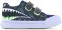 Go Banana's Go Bananas Shark Sneakers blauw Canvas Heren - Thumbnail 7