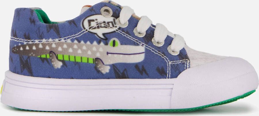 Go Banana's Croco sneakers blauw Jongens Textiel All over print 26 - Foto 3