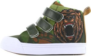 Go Bananas Sneakers | Jongens | Bear Print | Canvas | Go Banana's