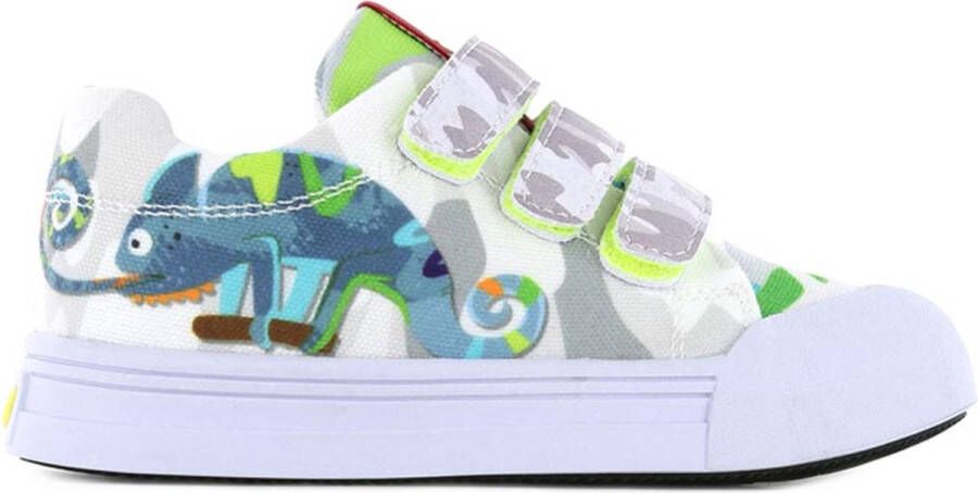 Go Banana's Sneakers Jongens Grey Blue Canvas