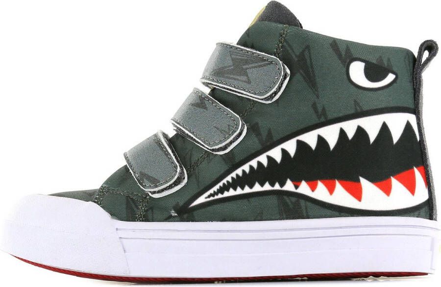 Go Bananas Sneakers | Jongens | SHARK PRINT | Canvas | Go Banana's