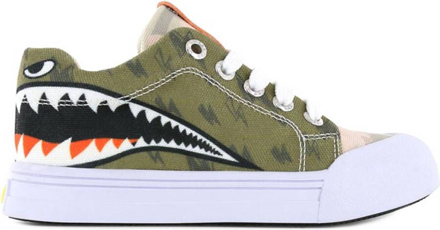 Go Banana's Sneakers Jongens SHARK PRINT Canvas