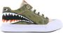 Go Banana's Shark sneakers kaki Grijs Jongens Textiel Dierenprint 26 - Thumbnail 3