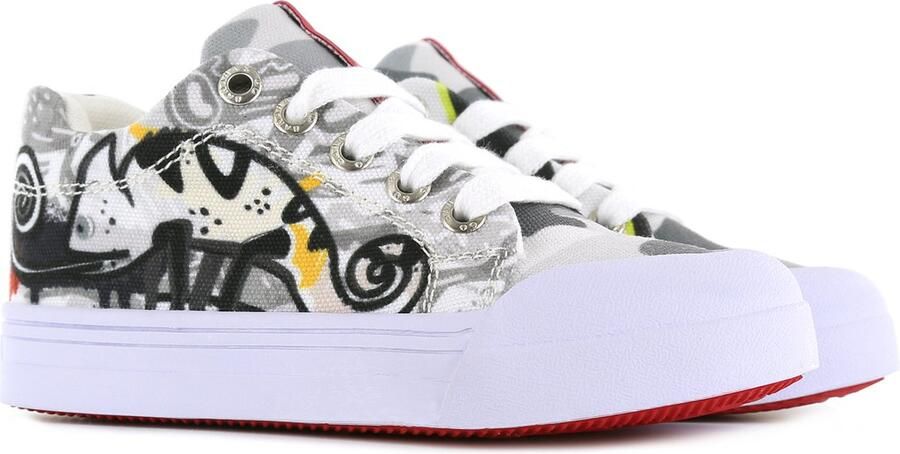 Go Bananas Sneakers | | white grey | Canvas | Go Banana's - Foto 6