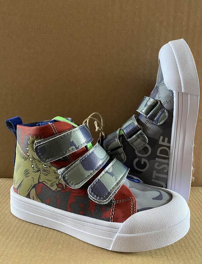 Go Bananas Sneakers | Meisjes | Dinosaur Print | Canvas | Go Banana's - Foto 5