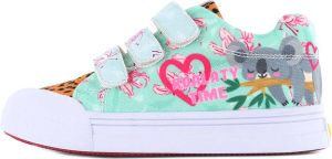 Go Banana's Sneakers Green Pink Canvas Go Banana'