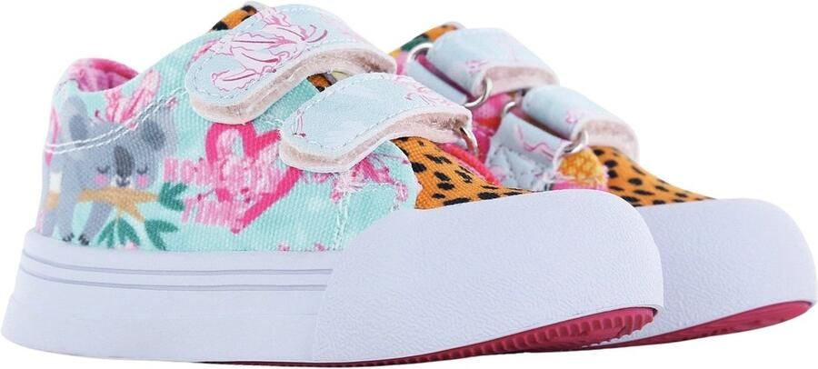 Go Banana's Sneakers Meisjes Green Pink Canvas Go Banana' - Foto 5