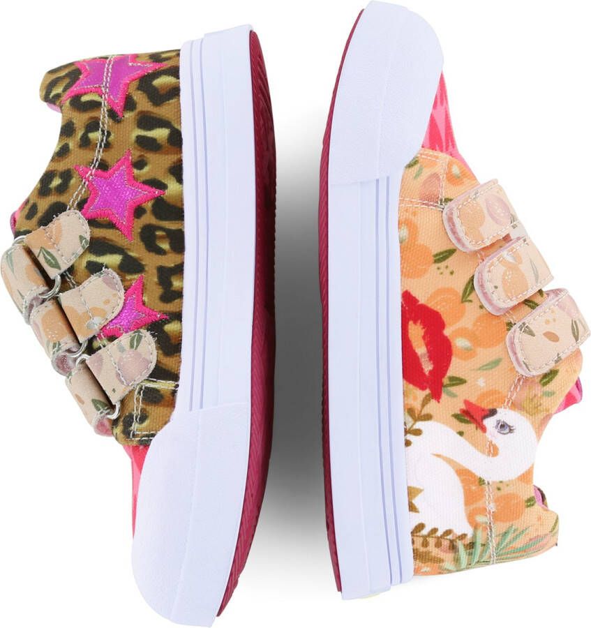 Go Banana's Sneakers Meisjes PEACH Canvas Go Banana'