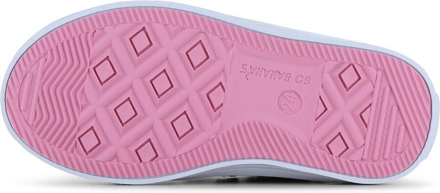 Go Banana's Sneakers Meisjes Pink Blue Canvas - Foto 4