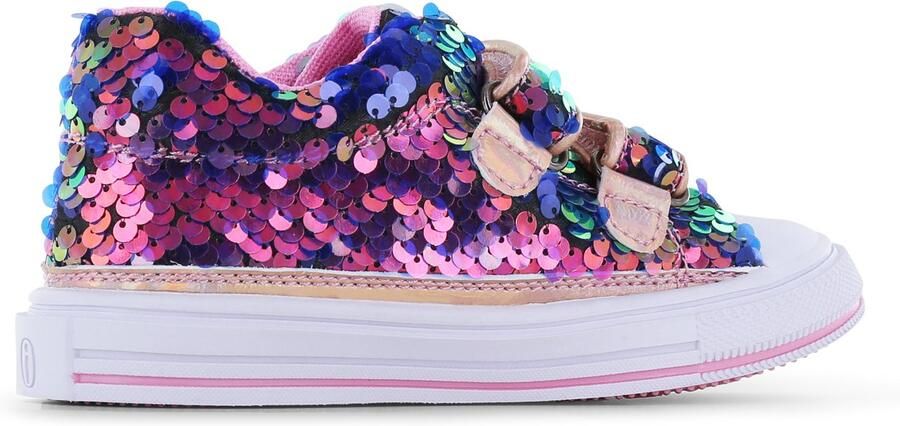 Go Banana's Sneakers Meisjes Pink Blue Canvas