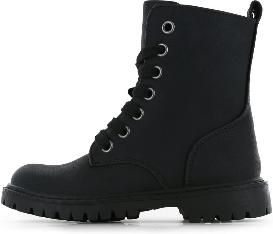 Go Banana's Veterschoenen Meisjes Black Alcantara