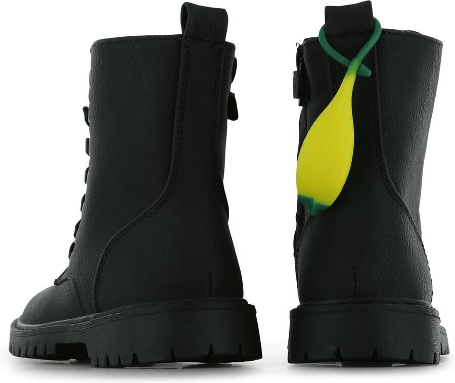 Go Banana's Veterschoenen Meisjes Black Alcantara
