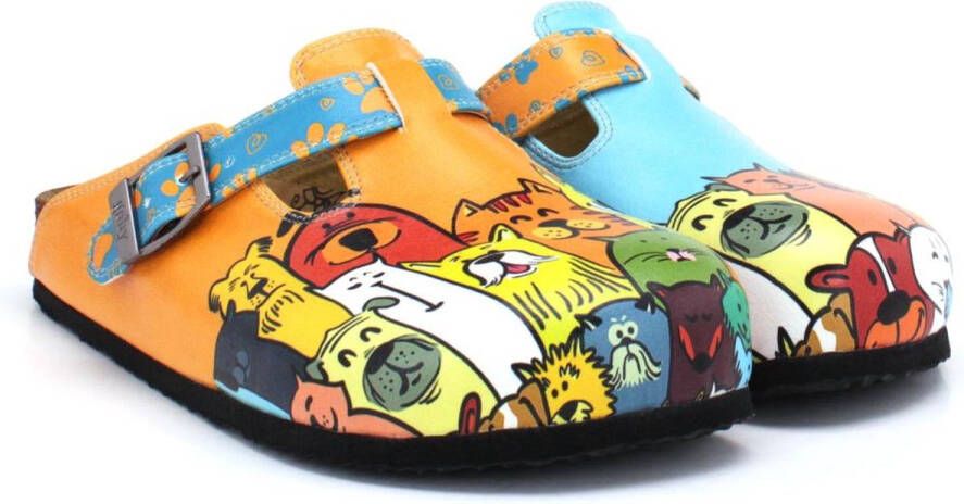 GOBY Animals Clogs Handgemaakt Premium Kwaliteit