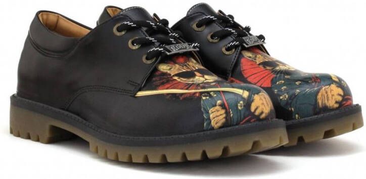 GOBY Art Rebel Dames Veterschoenen Handmade en Vegan Kunstzinnig en Stoer