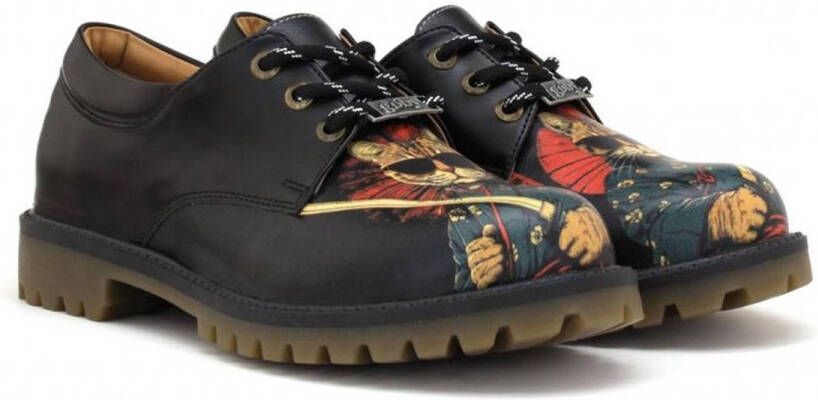 GOBY Art Rebel Dames Veterschoenen Handmade en Vegan Kunstzinnig en Stoer
